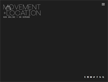 Tablet Screenshot of movementandlocation.com